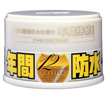 Sáp đánh bóng xe hơi, chống nước bảo vệ sơn 12 tháng Soft99 - Fusso Coat 12 Months Wax Light Color